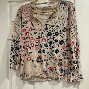 Gerard Darel Multicolor Floral Blouse